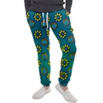 Yellow And Blue Proud Blooming Flowers Men s Jogger Sweatpants