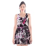 Chaos at the wall Scoop Neck Skater Dress