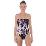 Chaos at the wall Tie Back One Piece Swimsuit