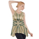 Abstract pattern geometric backgrounds   Side Drop Tank Tunic