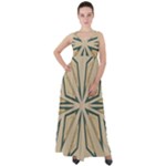 Abstract pattern geometric backgrounds   Empire Waist Velour Maxi Dress