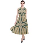 Abstract pattern geometric backgrounds   Round Neck Boho Dress