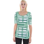 Abstract pattern geometric backgrounds   Wide Neckline Tee