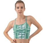 Abstract pattern geometric backgrounds   Mini Tank Bikini Top