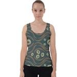 Folk flowers print Floral pattern Ethnic art Velvet Tank Top