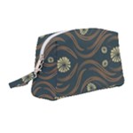 Folk flowers print Floral pattern Ethnic art Wristlet Pouch Bag (Medium)