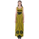 Folk flowers print Floral pattern Ethnic art Empire Waist Maxi Dress