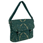 Floral folk damask pattern Fantasy flowers  Buckle Messenger Bag