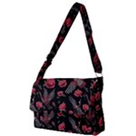 Cranes n Roses Full Print Messenger Bag (L)