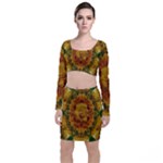 Tropical Spring Rose Flowers In A Good Mood Decorative Top and Skirt Sets