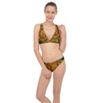 Tropical Spring Rose Flowers In A Good Mood Decorative Classic Banded Bikini Set 
