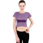 Abstract pattern geometric backgrounds   Crew Neck Crop Top
