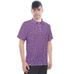 Abstract pattern geometric backgrounds   Men s Polo Tee