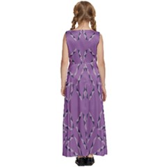 Kids  Satin Sleeveless Maxi Dress 