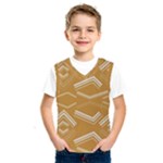 Abstract geometric design    Kids  Basketball Tank Top