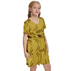 Kids  Short Sleeve Tiered Mini Dress 