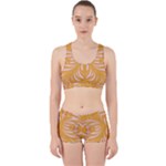 Folk flowers print Floral pattern Ethnic art Work It Out Gym Set