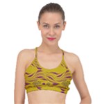  Folk flowers print Floral pattern Ethnic art Basic Training Sports Bra