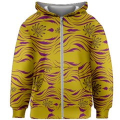 Kids  Zipper Hoodie Without Drawstring 