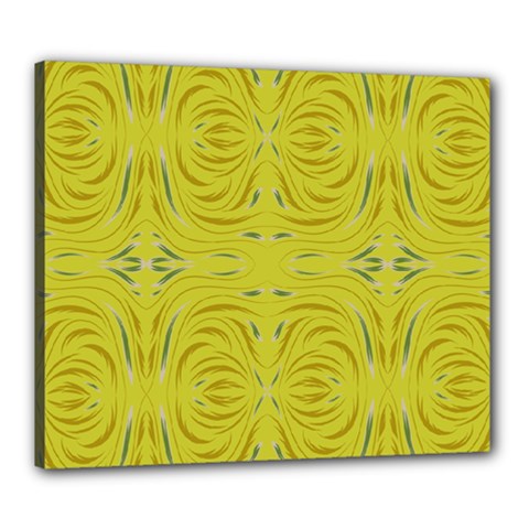 Folk flowers print Floral pattern Ethnic art Canvas 24  x 20  (Stretched) from ArtsNow.com