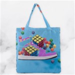 Floating-cubes-on-blue Backgrounderaser 20220422 203144521 Backgrounderaser 20220422 203216276 Grocery Tote Bag