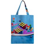 Floating-cubes-on-blue Backgrounderaser 20220422 203144521 Backgrounderaser 20220422 203216276 Zipper Classic Tote Bag