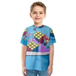 Floating-cubes-on-blue Backgrounderaser 20220422 203144521 Backgrounderaser 20220422 203216276 Kids  Sport Mesh Tee