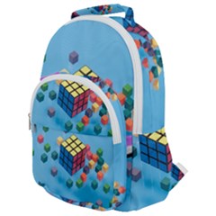 Rounded Multi Pocket Backpack 