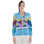 Floating-cubes-on-blue Backgrounderaser 20220422 203144521 Backgrounderaser 20220422 203216276 Women s Windbreaker