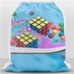 Floating-cubes-on-blue Backgrounderaser 20220422 203144521 Backgrounderaser 20220422 203216276 Drawstring Bag (Large)