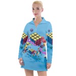 Floating-cubes-on-blue Backgrounderaser 20220422 203144521 Backgrounderaser 20220422 203216276 Women s Long Sleeve Casual Dress