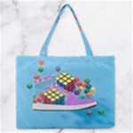 Floating-cubes-on-blue Backgrounderaser 20220422 203144521 Backgrounderaser 20220422 203216276 Zipper Medium Tote Bag