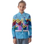 Floating-cubes-on-blue Backgrounderaser 20220422 203144521 Backgrounderaser 20220422 203216276 Kids  Long Sleeve Shirt