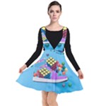 Floating-cubes-on-blue Backgrounderaser 20220422 203144521 Backgrounderaser 20220422 203216276 Plunge Pinafore Dress