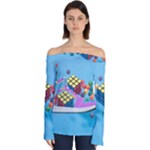 Floating-cubes-on-blue Backgrounderaser 20220422 203144521 Backgrounderaser 20220422 203216276 Off Shoulder Long Sleeve Top