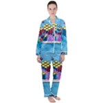 Floating-cubes-on-blue Backgrounderaser 20220422 203144521 Backgrounderaser 20220422 203216276 Satin Long Sleeve Pajamas Set