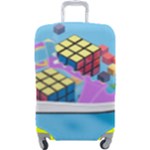 Floating-cubes-on-blue Backgrounderaser 20220422 203144521 Backgrounderaser 20220422 203216276 Luggage Cover (Large)