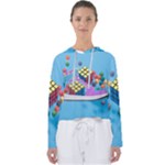 Floating-cubes-on-blue Backgrounderaser 20220422 203144521 Backgrounderaser 20220422 203216276 Women s Slouchy Sweat