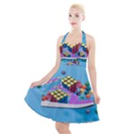 Floating-cubes-on-blue Backgrounderaser 20220422 203144521 Backgrounderaser 20220422 203216276 Halter Party Swing Dress 