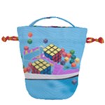 Floating-cubes-on-blue Backgrounderaser 20220422 203144521 Backgrounderaser 20220422 203216276 Drawstring Bucket Bag