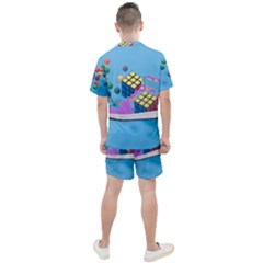 Men s Mesh T-Shirt and Shorts Set 