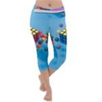 Floating-cubes-on-blue Backgrounderaser 20220422 203144521 Backgrounderaser 20220422 203216276 Lightweight Velour Capri Yoga Leggings