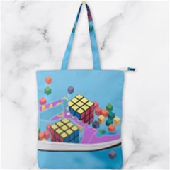 Double Zip Up Tote Bag 