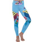 Floating-cubes-on-blue Backgrounderaser 20220422 203144521 Backgrounderaser 20220422 203216276 Kids  Lightweight Velour Classic Yoga Leggings