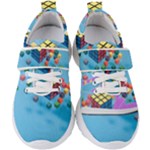 Floating-cubes-on-blue Backgrounderaser 20220422 203144521 Backgrounderaser 20220422 203216276 Kids  Velcro Strap Shoes