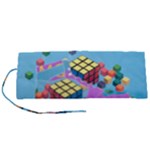 Floating-cubes-on-blue Backgrounderaser 20220422 203144521 Backgrounderaser 20220422 203216276 Roll Up Canvas Pencil Holder (S)