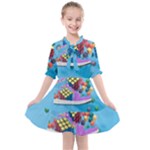 Floating-cubes-on-blue Backgrounderaser 20220422 203144521 Backgrounderaser 20220422 203216276 Kids  All Frills Chiffon Dress