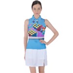 Floating-cubes-on-blue Backgrounderaser 20220422 203144521 Backgrounderaser 20220422 203216276 Women s Sleeveless Polo Tee