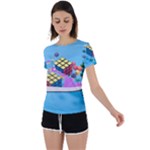 Floating-cubes-on-blue Backgrounderaser 20220422 203144521 Backgrounderaser 20220422 203216276 Back Circle Cutout Sports Tee