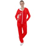 ff0000 Women s Tracksuit